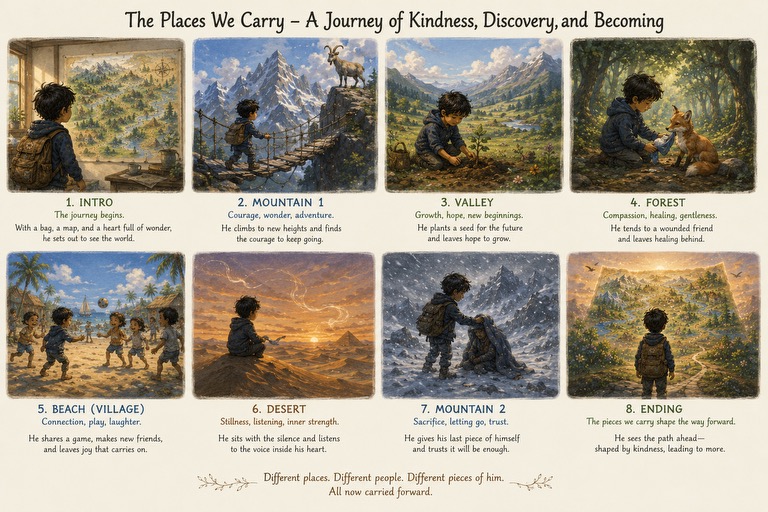 The Places We Carry (the journey map)